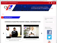 Tablet Screenshot of chileseguro.cl